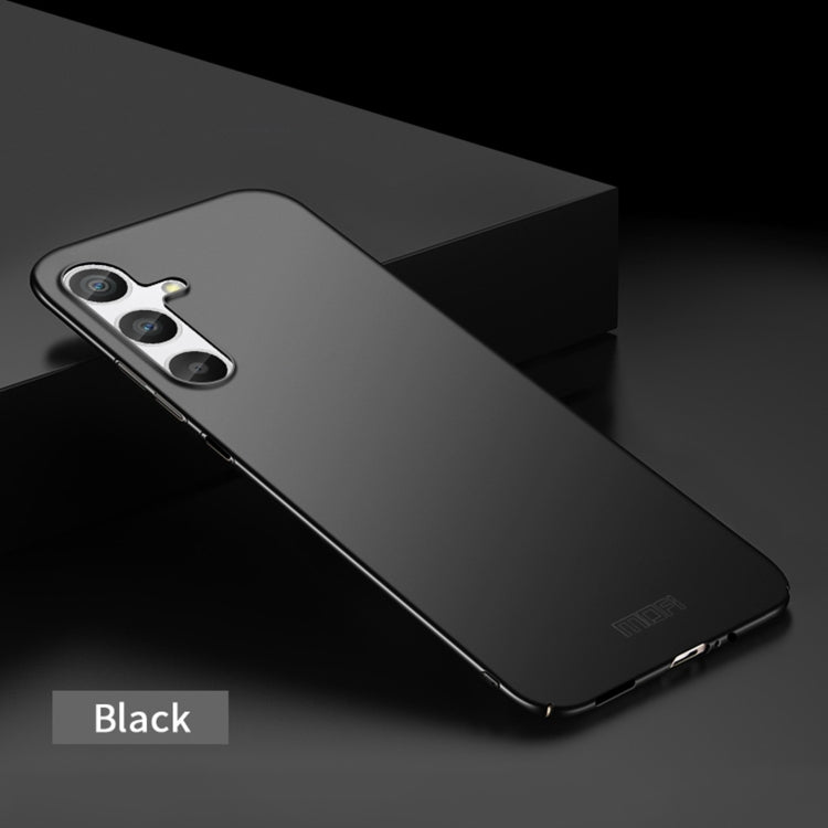 For Samsung Galaxy A24 4G MOFI Frosted PC Ultra-thin Hard Phone Case(Black) - Galaxy Phone Cases by MOFI | Online Shopping South Africa | PMC TechLife