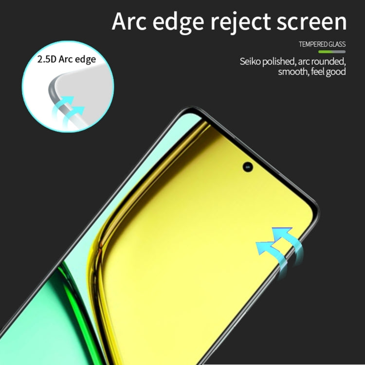 For Realme C67 5G PINWUYO 9H 2.5D Full Screen Tempered Glass Film(Black) - C67 Tempered Glass by PINWUYO | Online Shopping South Africa | PMC Jewellery | Buy Now Pay Later Mobicred