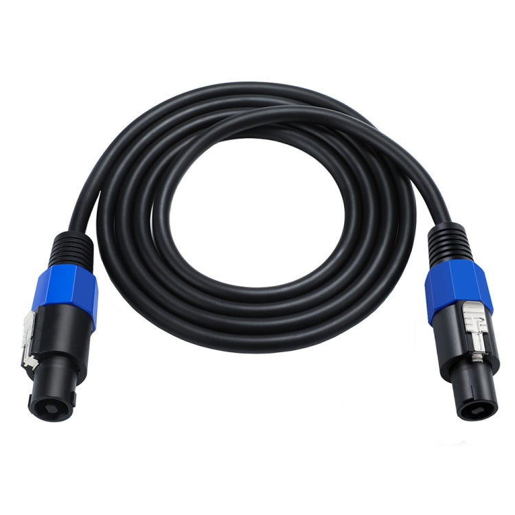 JUNSUNMAY Speakon Male to Speakon Male Audio Speaker Adapter Cable with Snap Lock, Length:10FT - Microphone Audio Cable & Connector by JUNSUNMAY | Online Shopping South Africa | PMC Jewellery | Buy Now Pay Later Mobicred