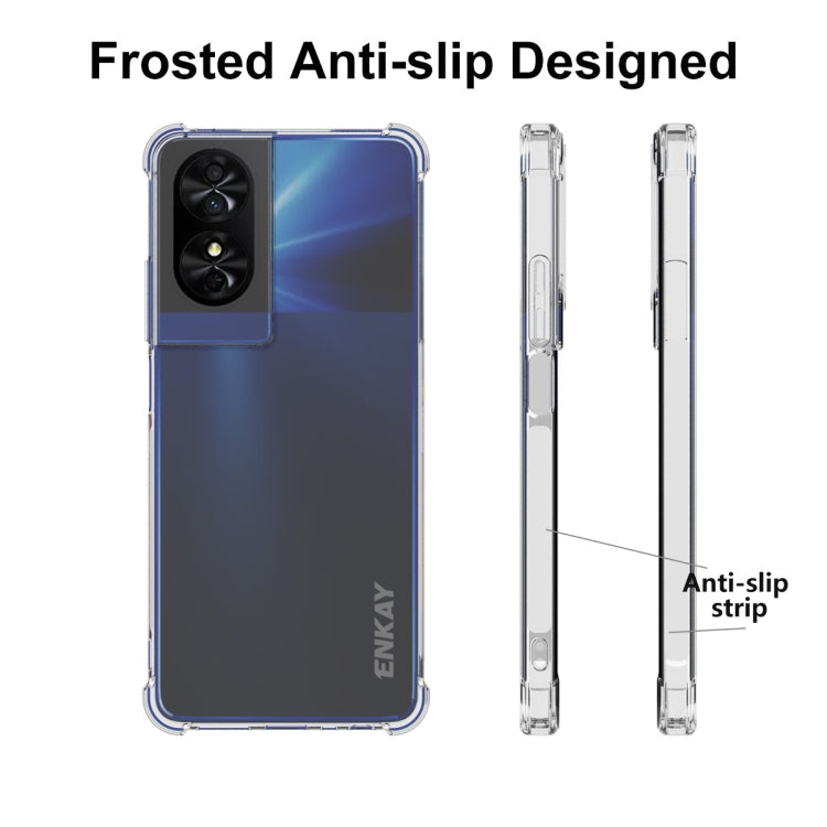 For TCL 50 SE 4G ENKAY Hat-Prince Transparent TPU Shockproof Phone Case - More Brand by ENKAY | Online Shopping South Africa | PMC Jewellery | Buy Now Pay Later Mobicred