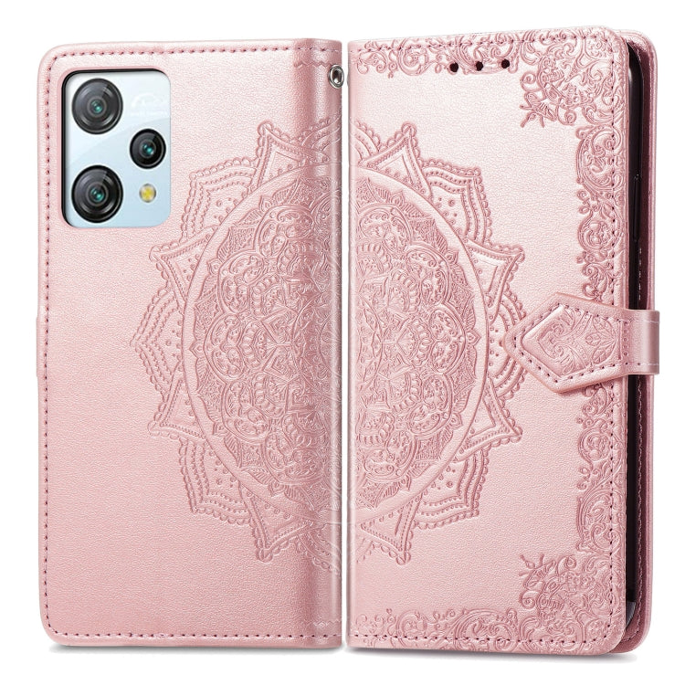 For Blackview A53 Mandala Flower Embossed Leather Phone Case(Rose Gold) - More Brand by PMC Jewellery | Online Shopping South Africa | PMC Jewellery