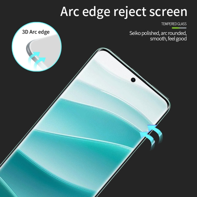 For Xiaomi Redmi Note 14 Pro /14 Pro+ PINWUYO 9H 3D Hot Bending Tempered Glass Film(Black) - Note 14 Pro+ Tempered Glass by PINWUYO | Online Shopping South Africa | PMC Jewellery | Buy Now Pay Later Mobicred