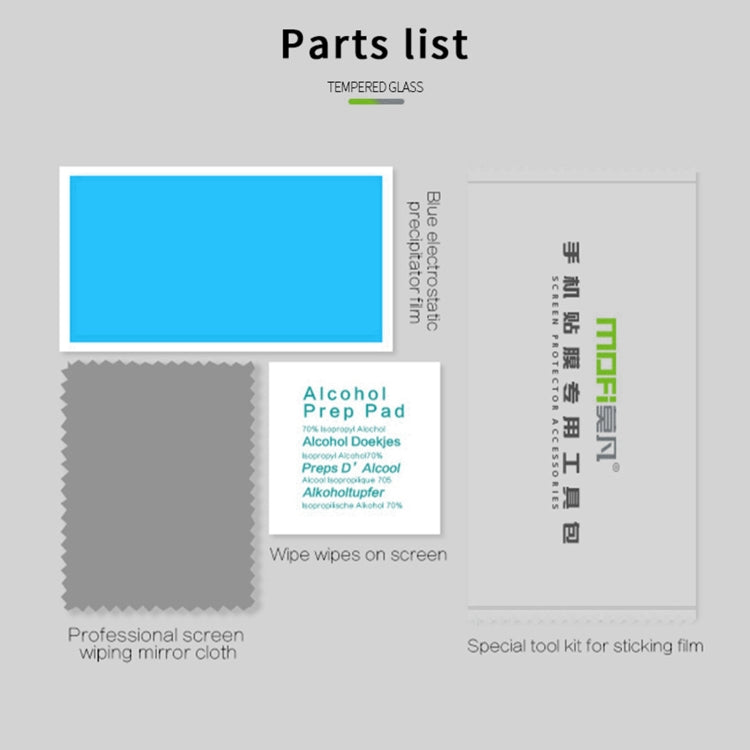 For Honor Magic6 Pro MOFI 9H 3D Hot Bending Tempered Glass Film(Black) - free shipping - PMC TechLife - Order now!