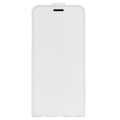 For iPhone 16 Pro R64 Texture Single Vertical Flip Leather Phone Case(White) - iPhone 16 Pro Cases by PMC Jewellery | Online Shopping South Africa | PMC Jewellery | Buy Now Pay Later Mobicred