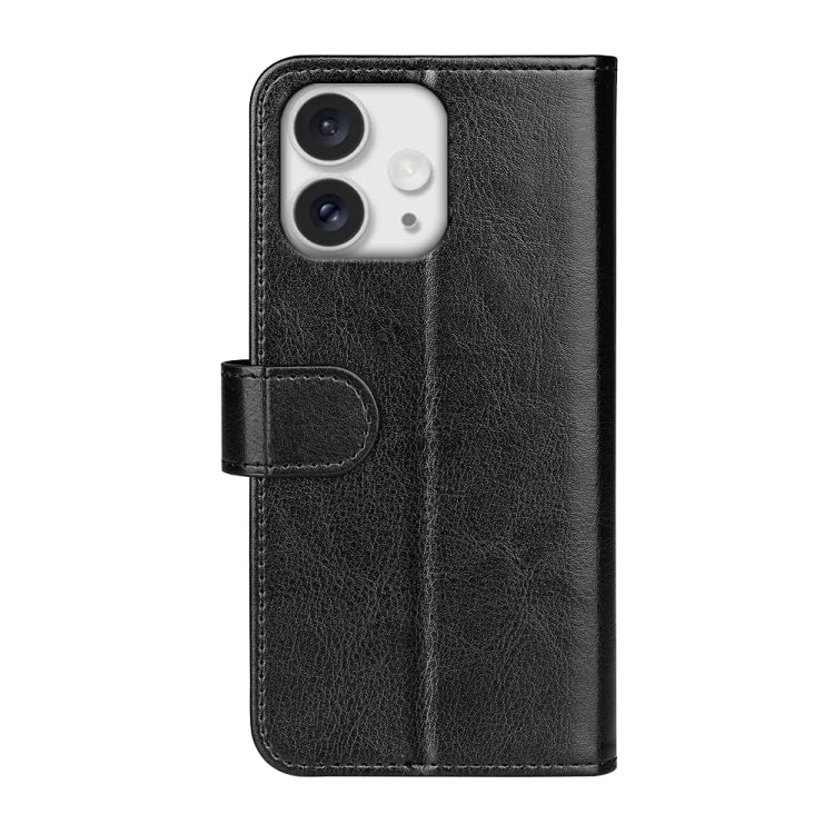 For iPhone 16 Pro Max R64 Texture Horizontal Flip Leather Phone Case(Black) - iPhone 16 Pro Max Cases by PMC Jewellery | Online Shopping South Africa | PMC Jewellery | Buy Now Pay Later Mobicred