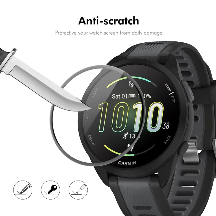 For Garmin Forerunner 165 / 165 Music ENKAY 3D Full Coverage Soft PC Edge PMMA HD Screen Protector Film - free shipping - PMC TechLife - Order now!