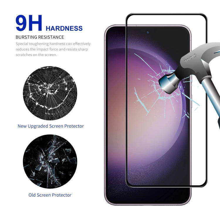 For Samsung Galaxy S24 FE 5G 5pcs ENKAY Hat-Prince Full Glue High Aluminum-silicon Tempered Glass Film - Galaxy S24 FE 5G Tempered Glass by ENKAY | Online Shopping South Africa | PMC Jewellery | Buy Now Pay Later Mobicred