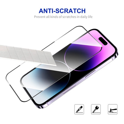 For iPhone 16 Pro 5pcs ENKAY Full Glue High Aluminum-silicon Tempered Glass Film - iPhone 16 Pro Tempered Glass by ENKAY | Online Shopping South Africa | PMC Jewellery | Buy Now Pay Later Mobicred