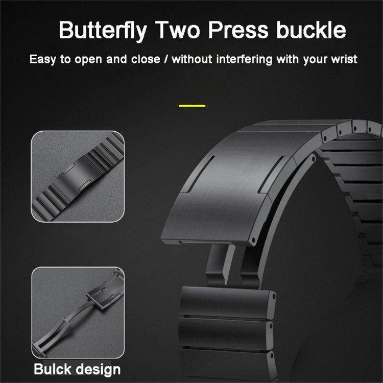 For Huawei Watch GT 42mm / 46mm Titanium Alloy Quick Release Watch Band(Gray) - Watch Bands by PMC TechLife | Online Shopping South Africa | PMC TechLife
