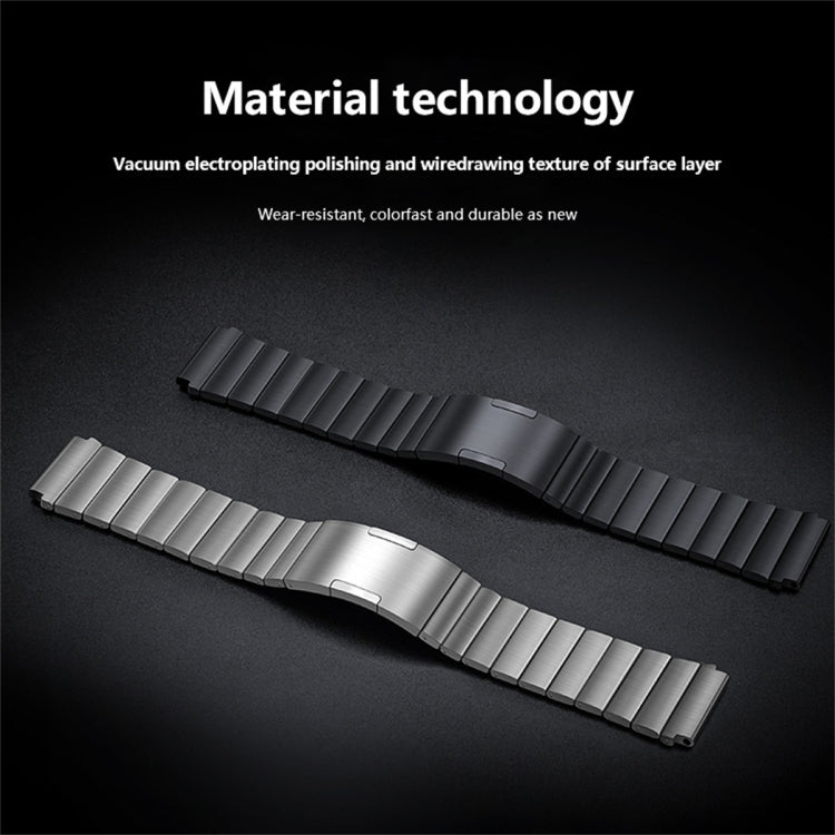 For Samsung Galaxy Watch 46mm One Bead Titanium Alloy Watch Band(Black) - Watch Bands by PMC TechLife | Online Shopping South Africa | PMC TechLife