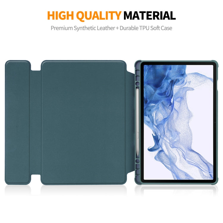 For Samsung Galaxy Tab S9 ENKAY 360 Degree Rotation Leather TPU Smart Case with Wireless Keyboard(Black) - free shipping - PMC Jewellery - Order now!