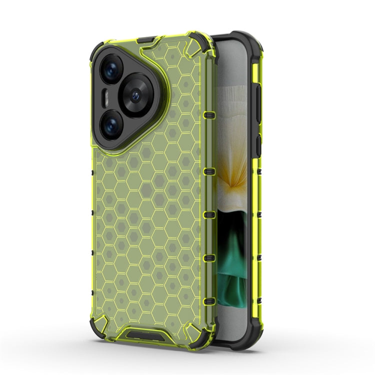 For Huawei Pura 70 Shockproof Honeycomb Phone Case(Green) - Huawei Cases by PMC Jewellery | Online Shopping South Africa | PMC Jewellery | Buy Now Pay Later Mobicred