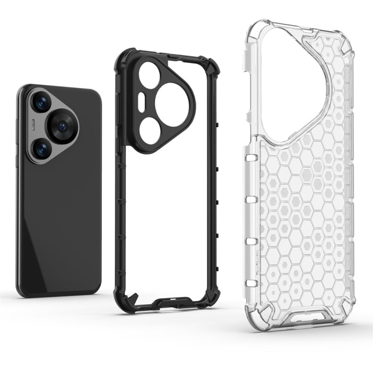 For Huawei Pura 70 Pro+ Shockproof Honeycomb Phone Case(White) - Huawei Cases by PMC Jewellery | Online Shopping South Africa | PMC Jewellery | Buy Now Pay Later Mobicred