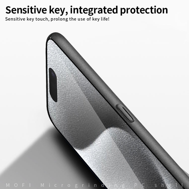 For iPhone 16 Pro Max MOFI Fandun Series Frosted PC Ultra-thin All-inclusive Phone Case(Black) - iPhone 16 Pro Max Cases by MOFI | Online Shopping South Africa | PMC Jewellery | Buy Now Pay Later Mobicred