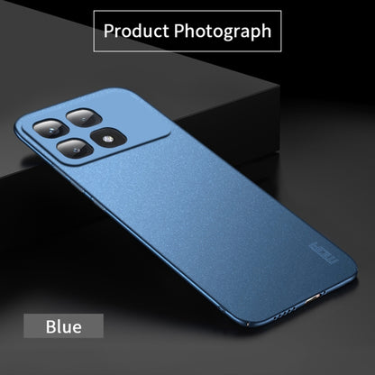 For Xiaomi Redmi K70 Ultra MOFI Fandun Series Frosted PC Ultra-thin All-inclusive Phone Case(Blue) - Xiaomi Cases by MOFI | Online Shopping South Africa | PMC Jewellery | Buy Now Pay Later Mobicred