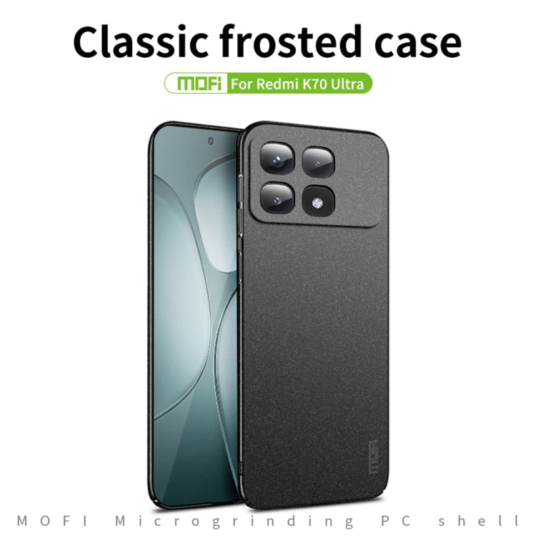 For Xiaomi Redmi K70 Ultra MOFI Fandun Series Frosted PC Ultra-thin All-inclusive Phone Case(Red) - Xiaomi Cases by MOFI | Online Shopping South Africa | PMC Jewellery | Buy Now Pay Later Mobicred