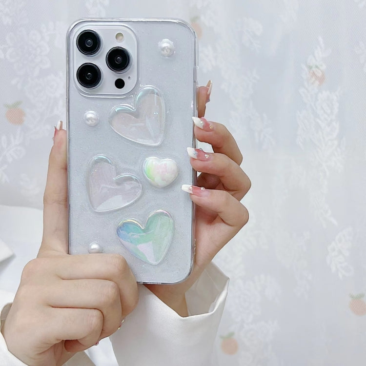 For iPhone 14 Plus Love Epoxy TPU Phone Case(Pink) - free shipping - PMC TechLife - Order now!