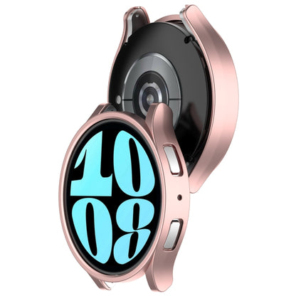 For Samsung Galaxy Watch 6 40mm Half Coverage Hollow PC Watch Protective Case(Rose Gold) - Watch Cases by PMC Jewellery | Online Shopping South Africa | PMC Jewellery