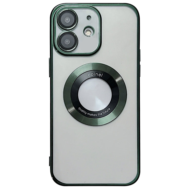 For iPhone 12 Magsafe Electroplating TPU Phone Case(Green) - iPhone 12 / 12 Pro Cases by PMC TechLife | Online Shopping South Africa | PMC TechLife