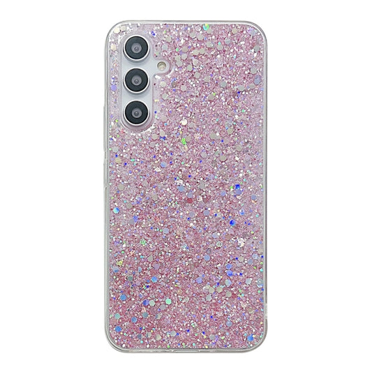 For Samsung Galaxy S24+ 5G Glitter Sequins Epoxy TPU Phone Case(Pink) - Galaxy S24+ 5G Cases by PMC Jewellery | Online Shopping South Africa | PMC Jewellery