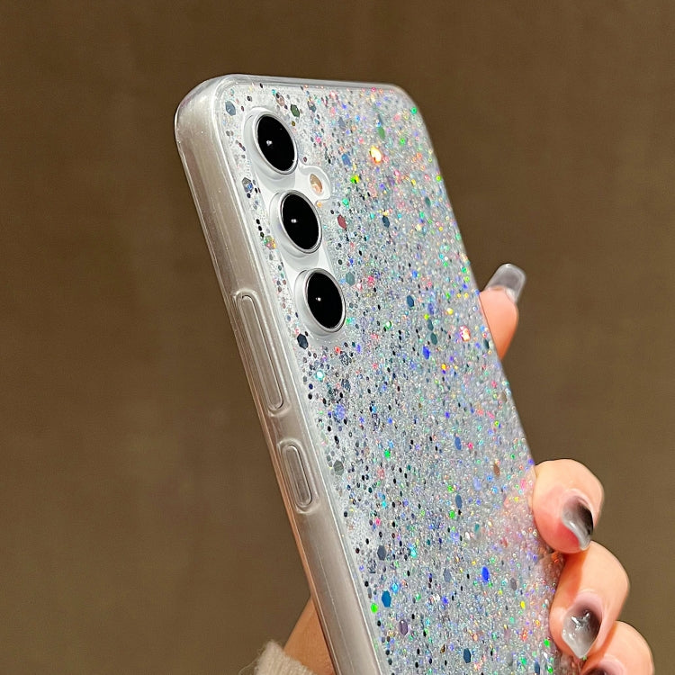 For Samsung Galaxy S24 5G Glitter Sequins Epoxy TPU Phone Case(Gold) - Galaxy S24 5G Cases by PMC Jewellery | Online Shopping South Africa | PMC Jewellery