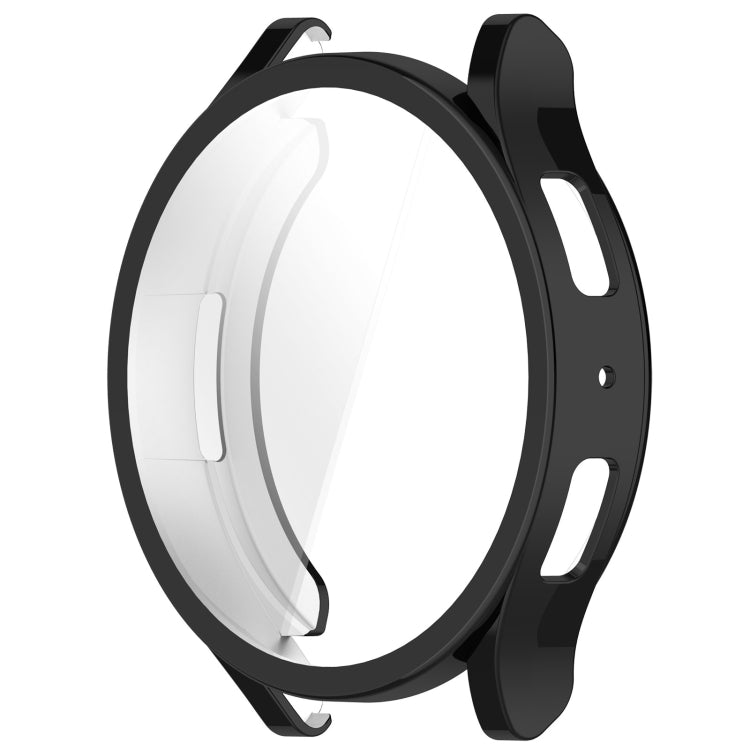 For Samsung Galaxy Watch6 44mm Full Coverage TPU Electroplated Watch Protective Case(Black) - Watch Cases by PMC TechLife | Online Shopping South Africa | PMC TechLife