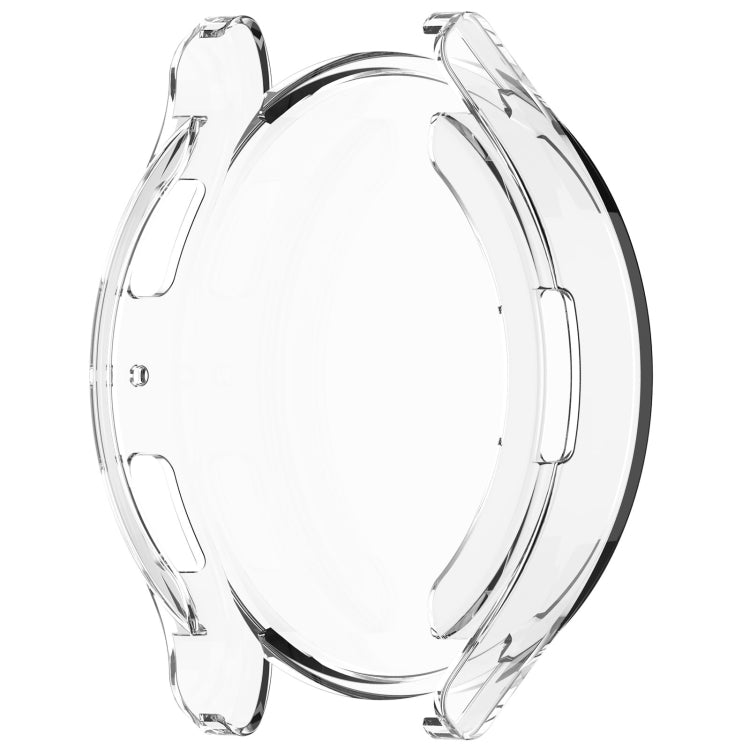 For Samsung Galaxy Watch6 44mm Full Coverage TPU Electroplated Watch Protective Case(Transparent) - Watch Cases by PMC TechLife | Online Shopping South Africa | PMC TechLife