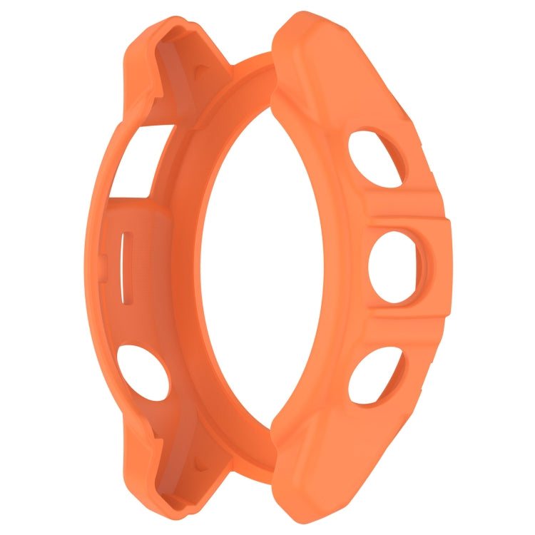 For Garmin Epix Pro 47mm / Fenix 7 / 7 Pro Armored TPU Half Wrapped Watch Protective Case(Orange) - Watch Cases by PMC Jewellery | Online Shopping South Africa | PMC Jewellery