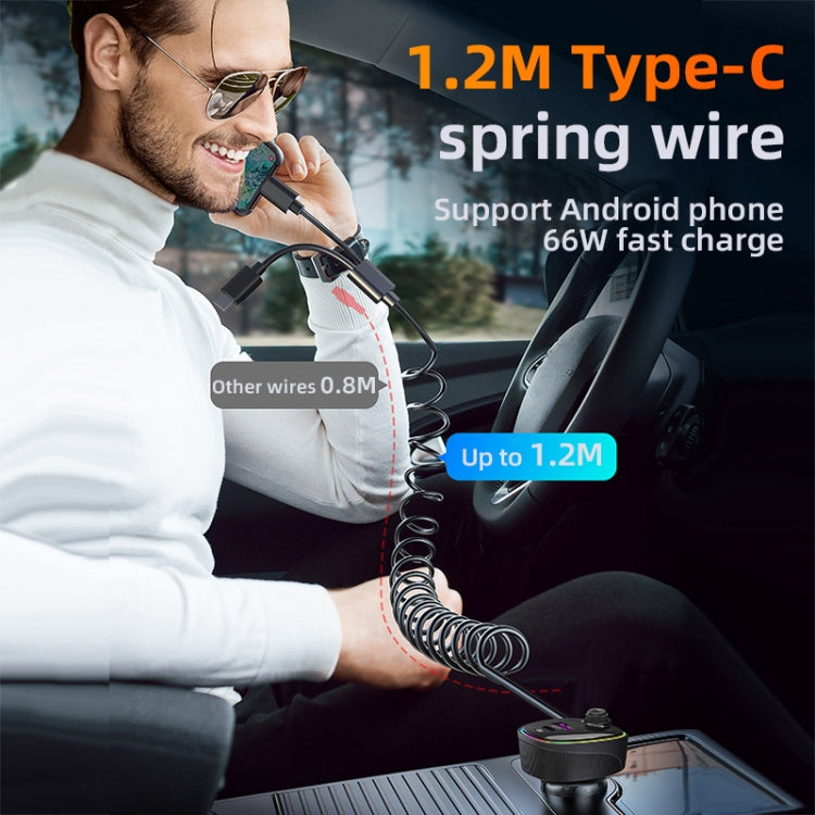 K11 Portable USB + Type-C PD Car Charger Phone Tablet Fast Charging Adapter - Car Charger by PMC Jewellery | Online Shopping South Africa | PMC Jewellery | Buy Now Pay Later Mobicred