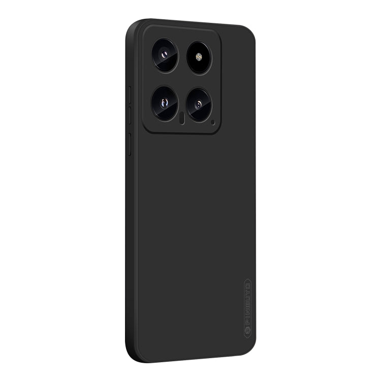 For Xiaomi 14 PINWUYO Sense Series Liquid Silicone TPU Phone Case(Black) - Xiaomi Cases by PINWUYO | Online Shopping South Africa | PMC Jewellery | Buy Now Pay Later Mobicred