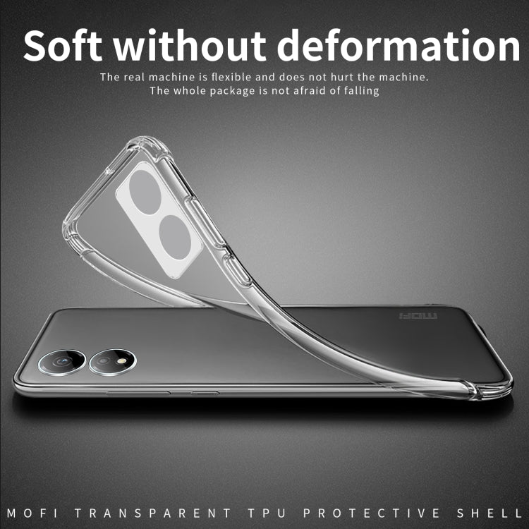 For Honor X7b MOFI Ming Series Ultra-thin TPU Phone Case(Transparent) - Honor Cases by MOFI | Online Shopping South Africa | PMC Jewellery