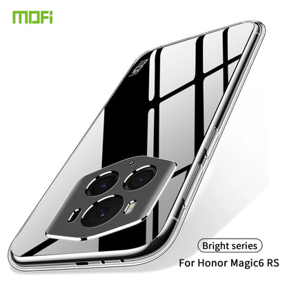 For Honor Magic6 RSR MOFI Ming Series Ultra-thin TPU Phone Case(Transparent) - Honor Cases by MOFI | Online Shopping South Africa | PMC Jewellery | Buy Now Pay Later Mobicred