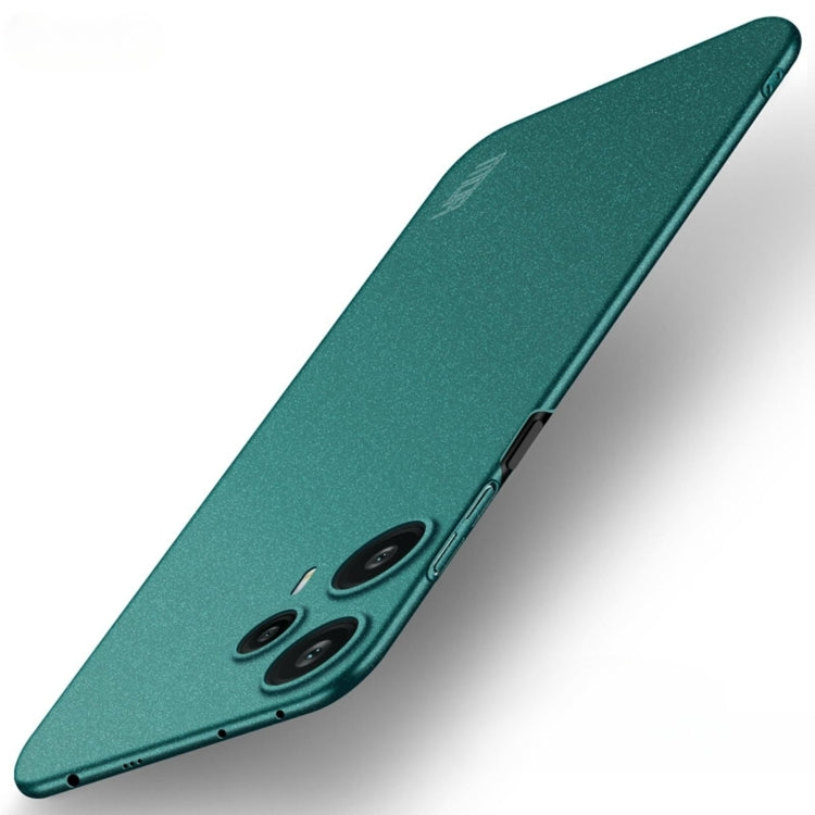 For Xiaomi Redmi Note 12 Turbo /Poco F5 5G MOFI Fandun Series Frosted PC Ultra-thin All-inclusive Phone Case(Green) - Xiaomi Cases by MOFI | Online Shopping South Africa | PMC Jewellery