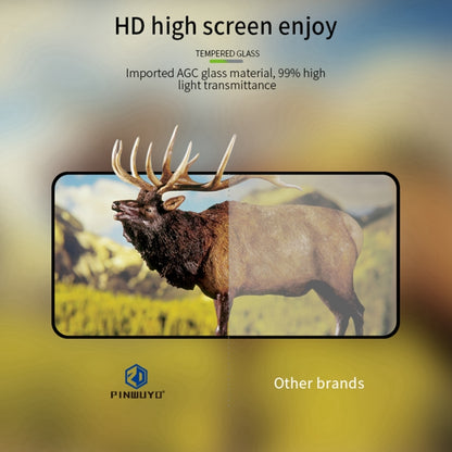 For OPPO Find X8 PINWUYO 9H 2.5D Full Screen Tempered Glass Film(Black) - Find X8 Tempered Glass by PINWUYO | Online Shopping South Africa | PMC Jewellery | Buy Now Pay Later Mobicred