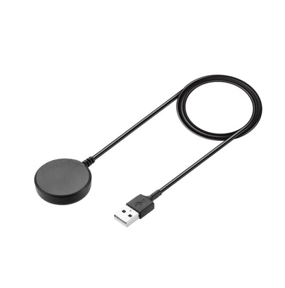 For Samsung Galaxy Watch 7 44mm USB Interface Magnetic Watch Charger(Black) - Charger by PMC Jewellery | Online Shopping South Africa | PMC Jewellery | Buy Now Pay Later Mobicred