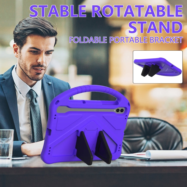For Samsung Galaxy Tab S9 EVA Shockproof Tablet Case with Holder(Purple) - free shipping - PMC Jewellery - Order now!