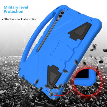 For Samsung Galaxy Tab S10 Ultra 14.6 EVA Shockproof Tablet Case with Holder(Blue) - Tab S10 Ultra Cases by PMC Jewellery | Online Shopping South Africa | PMC Jewellery | Buy Now Pay Later Mobicred