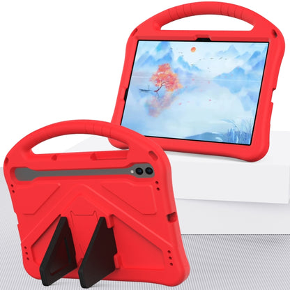 For Samsung Galaxy Tab S10 EVA Shockproof Tablet Case with Holder(Red) - Tab S10 Cases by PMC Jewellery | Online Shopping South Africa | PMC Jewellery | Buy Now Pay Later Mobicred