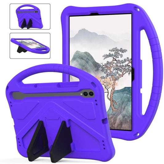 For Samsung Galaxy Tab S10 EVA Shockproof Tablet Case with Holder(Purple) - Tab S10 Cases by PMC Jewellery | Online Shopping South Africa | PMC Jewellery | Buy Now Pay Later Mobicred