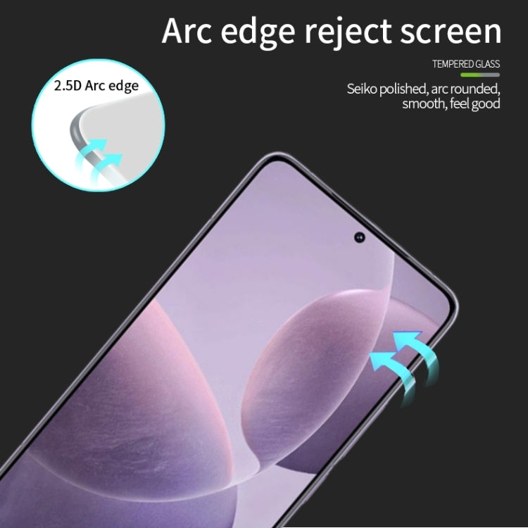 For Xiaomi Redmi K70 / Poco F6 Pro PINWUYO 9H 2.5D Full Screen Tempered Glass Film(Black) - K70 Tempered Glass by PINWUYO | Online Shopping South Africa | PMC Jewellery | Buy Now Pay Later Mobicred