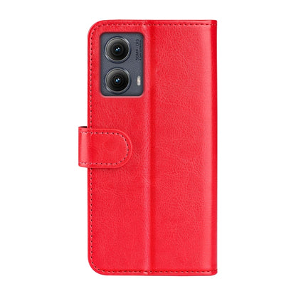 For Motorola Edge 5G 2024 R64 Texture Horizontal Flip Leather Phone Case(Red) - Motorola Cases by PMC Jewellery | Online Shopping South Africa | PMC Jewellery | Buy Now Pay Later Mobicred