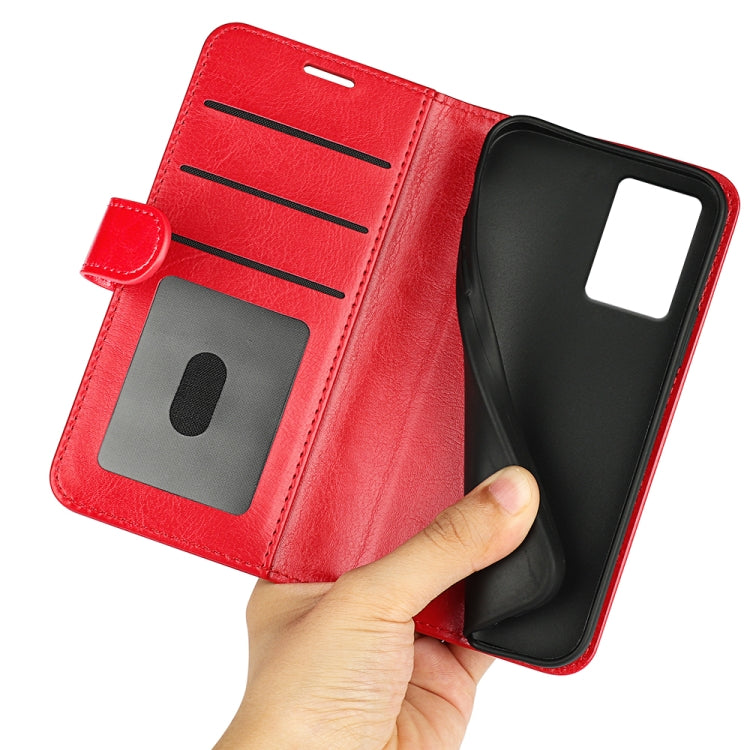 For Motorola Edge 5G 2024 R64 Texture Horizontal Flip Leather Phone Case(Red) - Motorola Cases by PMC Jewellery | Online Shopping South Africa | PMC Jewellery | Buy Now Pay Later Mobicred