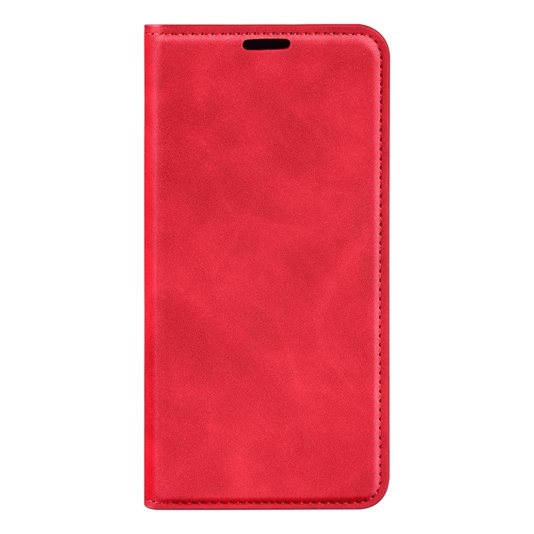 For Motorola Edge 5G 2024 Retro-skin Magnetic Suction Leather Phone Case(Red) - Motorola Cases by PMC Jewellery | Online Shopping South Africa | PMC Jewellery | Buy Now Pay Later Mobicred