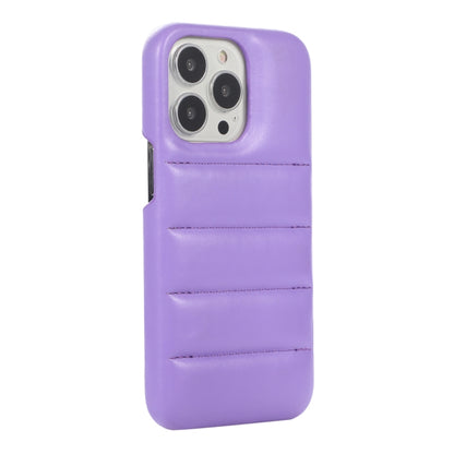 For  iPhone 15 Pro Max Down Jacket Airbag Shockproof Phone Case(Purple) - iPhone 15 Pro Max Cases by PMC Jewellery | Online Shopping South Africa | PMC Jewellery | Buy Now Pay Later Mobicred