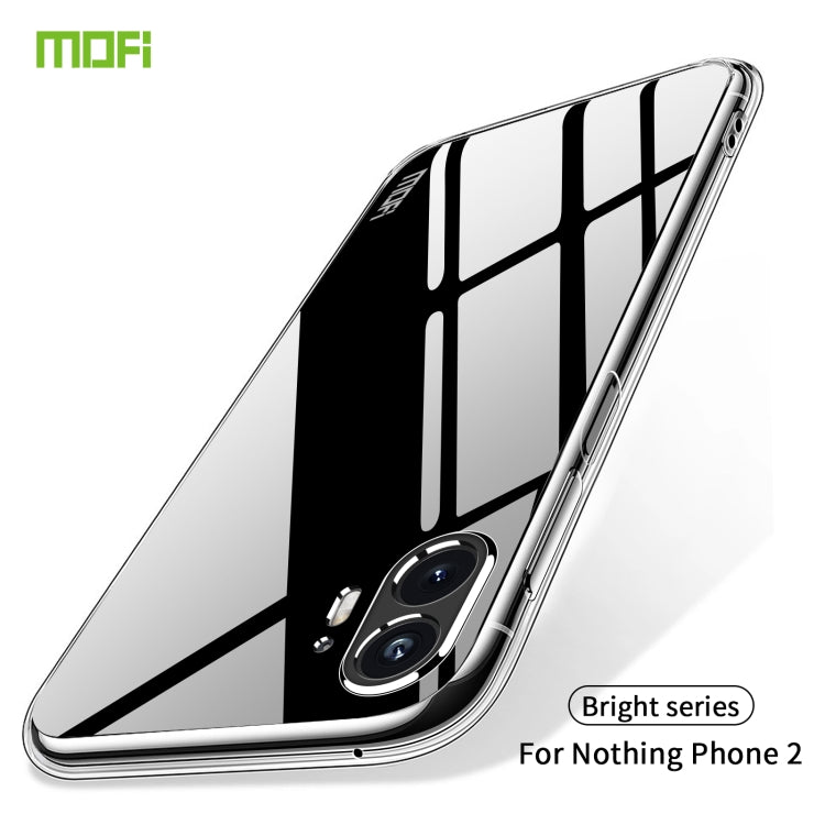 For Nothing Phone 2 MOFI Ming Series Ultra-thin TPU Phone Case(Transparent) - More Brand by MOFI | Online Shopping South Africa | PMC TechLife | Buy Now Pay Later Mobicred