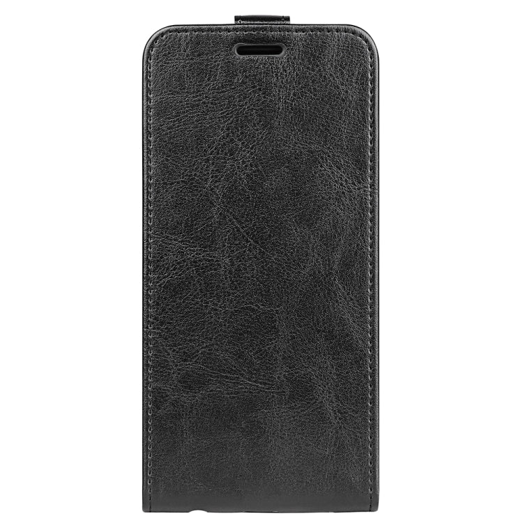 For Motorola Edge 5G 2024 R64 Texture Single Vertical Flip Leather Phone Case(Black) - Motorola Cases by PMC Jewellery | Online Shopping South Africa | PMC Jewellery | Buy Now Pay Later Mobicred