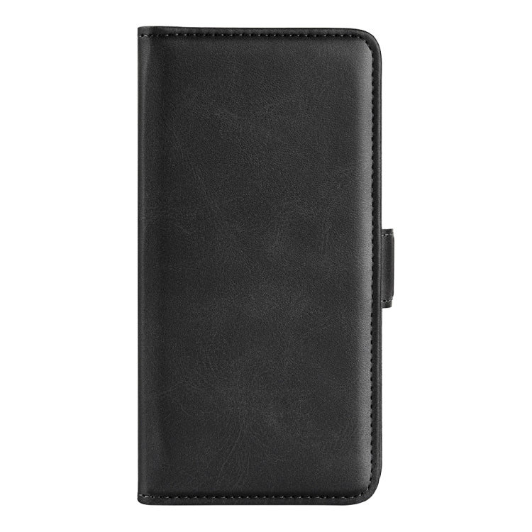 For Motorola Moto G Play 2024 Dual-side Magnetic Buckle Horizontal Flip Leather Phone Case(Black) - Motorola Cases by PMC Jewellery | Online Shopping South Africa | PMC Jewellery | Buy Now Pay Later Mobicred