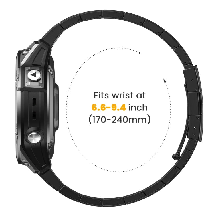 For Garmin Fenix 7X Solar 26mm Titanium Alloy Quick Release Watch Band(Sliver) - Watch Bands by PMC TechLife | Online Shopping South Africa | PMC TechLife