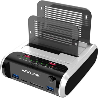 Wavlink ST336A SSD HDD Fast Offline Clone SATA  USB 3.0 External Hard Drive Case(EU Plug) - HDD Enclosure by WAVLINK | Online Shopping South Africa | PMC Jewellery | Buy Now Pay Later Mobicred