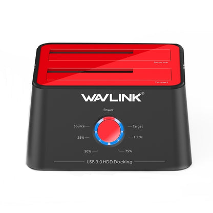 Wavlink ST334U SSD Dual Bay External Hard Drive Docking Station USB 3.0 to SATA I/II/III(AU Plug) - External Hard Drives by WAVLINK | Online Shopping South Africa | PMC Jewellery | Buy Now Pay Later Mobicred